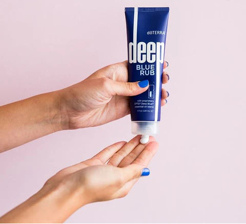 Klicken Sie hier, um die Produkte von doTERRA Deep Blue anzuzeigen.